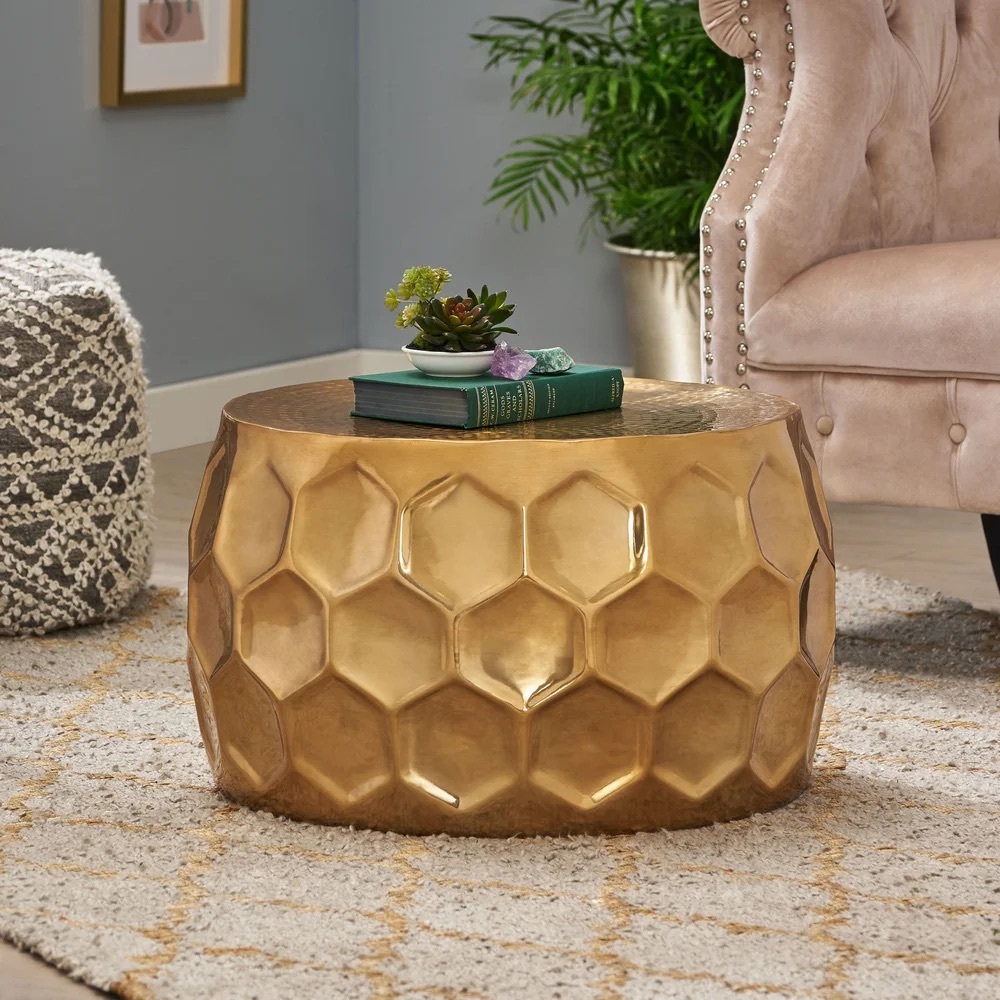 Copper coffee table